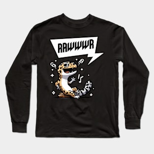 RAWWWR I am a Leopard Gecko Long Sleeve T-Shirt